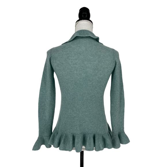 Casmari Cashmere Blend Drape Front Cardigan - Picture 10 of 11